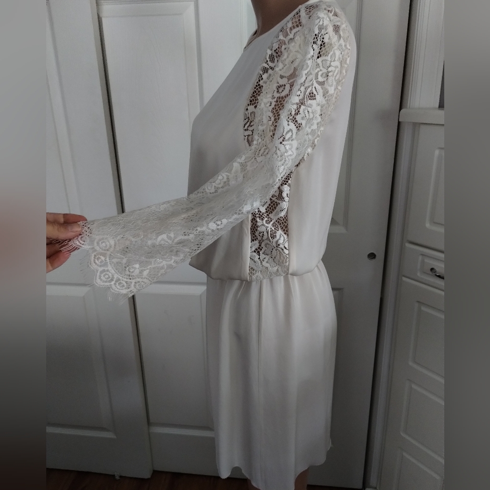 Marlene Birger Lace Mini Dress
